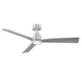 thumbnail image 2 of WAC Clean 52" Brushed Aluminum Dimmable LED Smart Ceiling Fan with Remote Control, 2 of 9