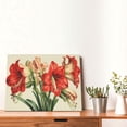 thumbnail image 4 of Logiee Vibrant Amaryllis Flowers Print Canvas Wall Art,Canvas Picture Prints with Frame, Wall Art Decorative,Canvas Decorative,Suitable for Living Room Bedroom Office Room 30x40, 4 of 6