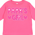 thumbnail image 4 of Inktastic Papa's Girl Girls Long Sleeve Toddler T-Shirt, 4 of 5