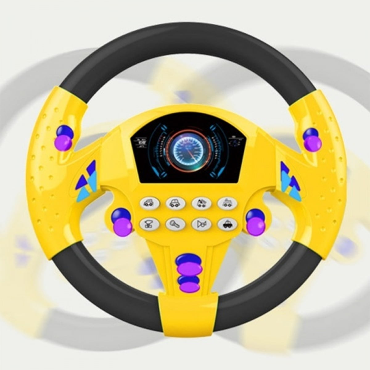 Play Learn Driver Baby Musical Toy Steering Wheel Sounds Toddler Early Learning 