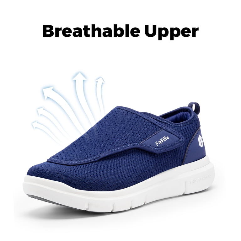 FitVille Diabetic Shoes for Men Extra Wide Walking Shoes for  display picture 3