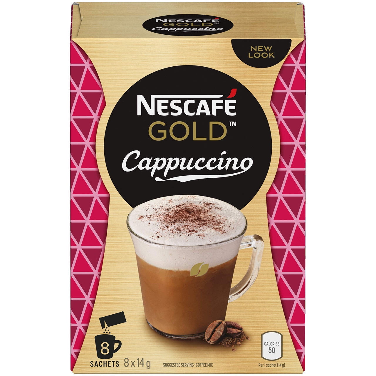 NESCAFE CAPPUCCINO ORIGINAL 6 SOBRES MEXICAN COFFEE INSTANT