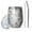 Gray Cow Expression, variant on 12oz Stemless Wine Tumblers White Cow Moo Pattern Vacuum Insulated Stainless Steel Travel Tumbler Cups Mug with Lid and Straw for Champaign,Cocktail,Beer with Cleaning Brush