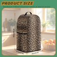 thumbnail image 6 of SEANATIVE Small Kitchen Appliance Dust Cover for Blender Leopard Print, 6 of 7