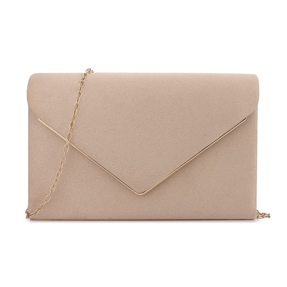 Monedero de mano BBJinRonjy de gamuza sintética para mujer con bolso de hombro