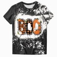 thumbnail image 4 of TOWED22 Halloween Tie Dye Boo Shirts for Women Funny Halloween Ghost Tshirts Fall Spooky Pumpkin Gift Top(Black,5XL), 4 of 5