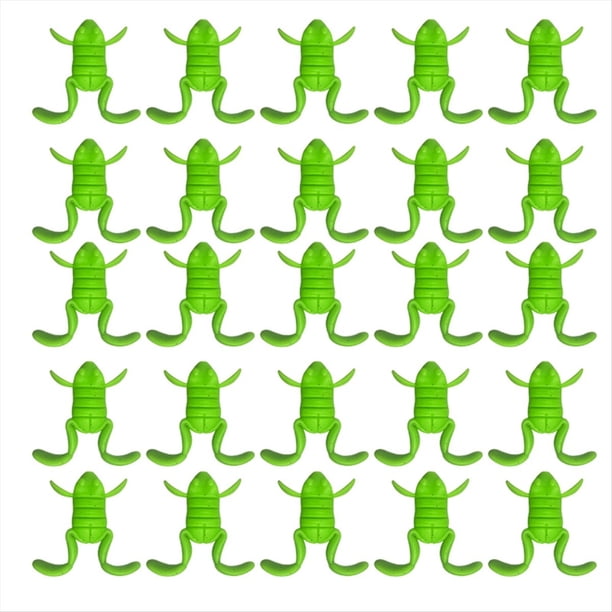 F Frog Soft Bait Kicking Frog Señuelo Cebo Adecuado para Tipo de Peces Carnívoros, Cebo Blando