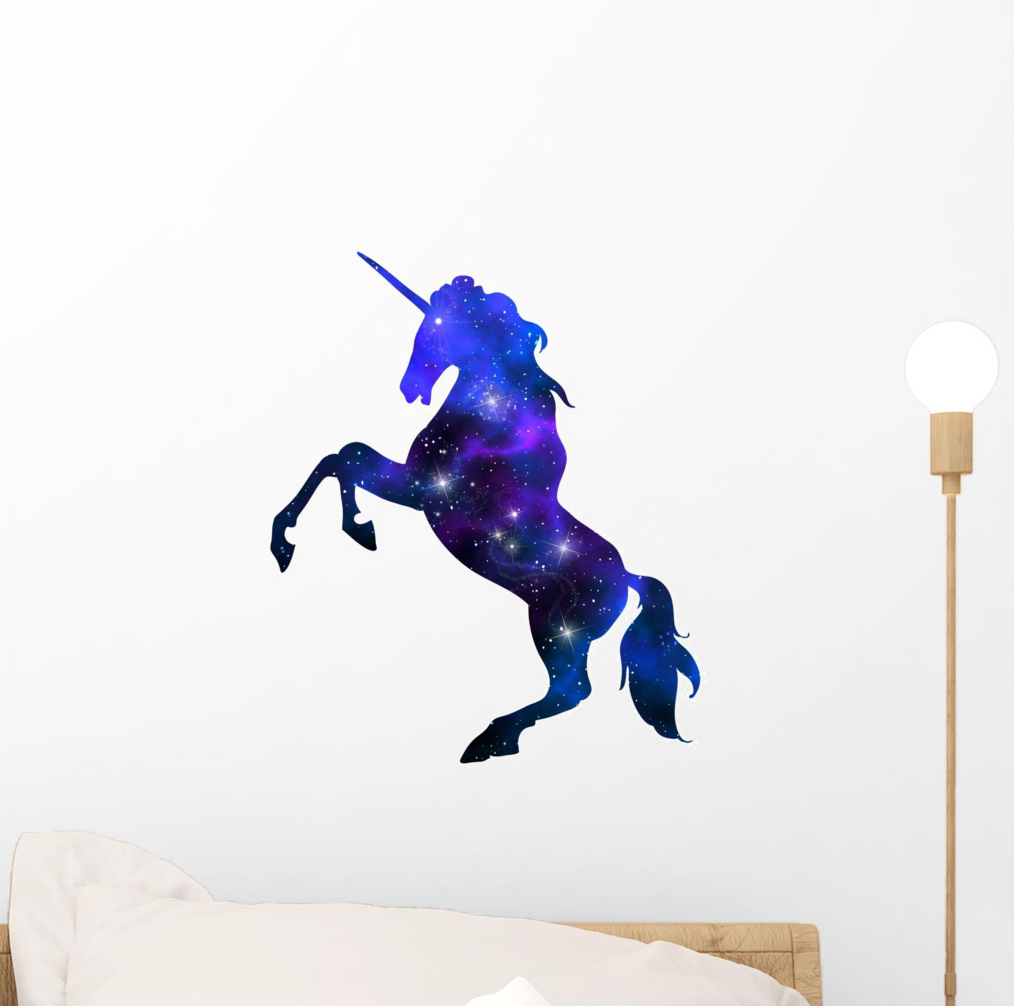 Unicorn 3D Window Wall Sticker Fairytale Fantasy Wall Decal Girls Bedroom Decor