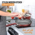 thumbnail image 6 of NutriChef 11'' Large Fry Pan - Non-Stick High-Qualified Kitchen Cookware, 6 of 6