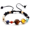thumbnail image 3 of Fiudx Pulsera Galaxia, Cuentas Inspiradas And Sistema Solar, Joyería de Piedra And Tema de Ocho Planetas, Accesorio Informal Formal, Moda para Mujer y Hombre, Artesanía Hecha a Mano, El Color Puede V, 3 of 7