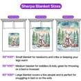 thumbnail image 5 of Merry Christmas Santa Reindeer Antlers Bull Terrier Sleigh Xmas Winter Holiday Cozy Sherpa Blanket Bully Dog Lovers Gifts Idea Warm Soft Throw Blanket - 00023, 5 of 5