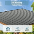 thumbnail image 5 of Modern Shade 12'x16' Supreme Cedar Wood Gazebo Hardtop Slope Roof for Backyard Deck, 5 of 8