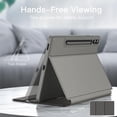 thumbnail image 3 of JETech Case for Samsung Galaxy Tab S9 FE+ / S9 FE Plus 12.4-Inch with S Pen Holder, Slim Folio Stand Protective Tablet Cover, Multi-Angle Viewing (Gray), 3 of 6