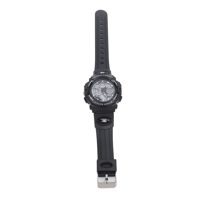 Waterproof Children Digital Watch With Dual Movement, Soft PU Strap, LED Display For Boys And Girls