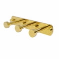 thumbnail image 6 of Allied Brass - Fresno Collection 3 Position Multi Hook in Satin Brass, 6 of 7