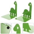 thumbnail image 3 of 1 Pair Metal Dinosaur Shaped Bookends Book Support Stand Desk Book Organizer, 3 of 9