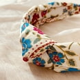 thumbnail image 6 of Wrapables Wide Knotted Headbands, Top Knot Headbands for Women and Girls, Floral, 6 of 6