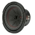 thumbnail image 2 of KICKER CompR 8 Inch 2 Ohm DVC 600W Peak Power Car Audio Subwoofer, Black, 2 of 6