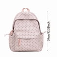 thumbnail image 2 of Cute Backpack Kawaii Polka Dot Backpack Rucksack Travel Daypack, 2 of 3