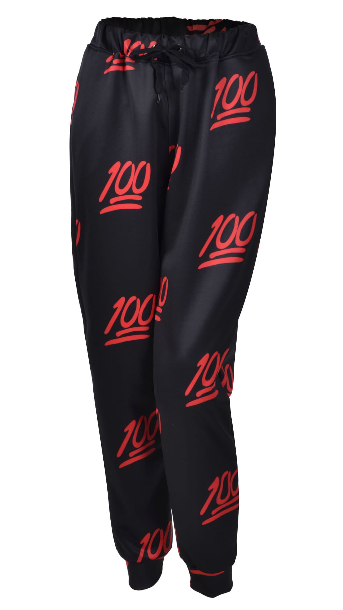 Unisex Hipster 100 Score Emoji 3D Sweatpants joggers Sportswear Pants
