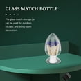 thumbnail image 3 of Glass Matches Storage Bottle Match Present Bottle Clear Matches Cloche Shaped Bottle, 3 of 9