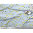 thumbnail image 2 of Soimoi Cotton Jersey Fabric Flower Watercolor Print Fabric by the Yard 58 Inch Wide, 2 of 3