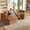 Brown, variant on Garaneeds 106" U-Shaped Modular Boneless Sectional Sofa for Living Room, Cloud Couch with 2 Ottomans, 43" Deep Seats, Corduroy Fabric, 5-Piece, Black
