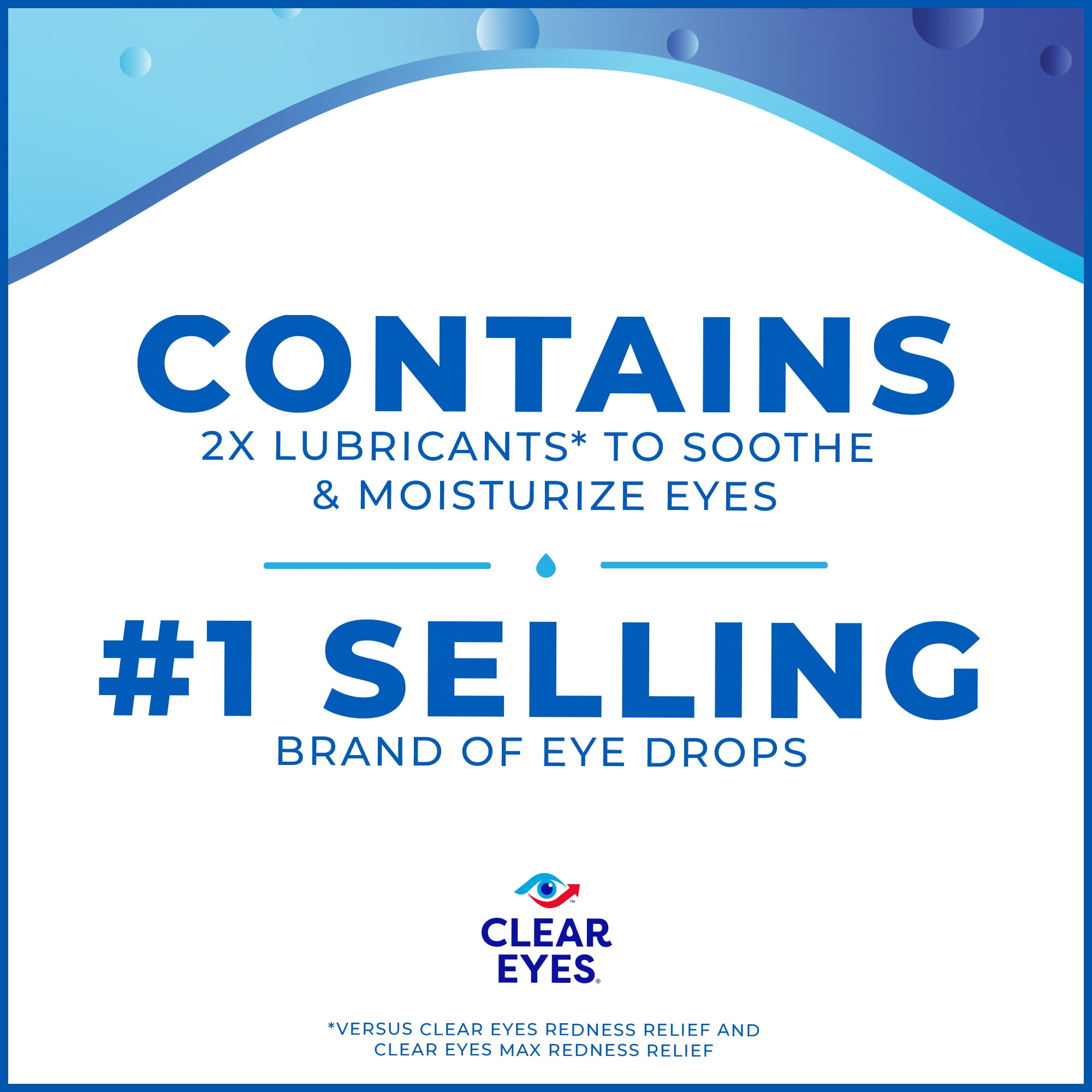 Clear Eyes Triple Relief Lubricant Eye Drops, 0.5 fl oz