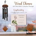 thumbnail image 3 of Memorial Wind Chimes, Wind Chimes for Loss of Loved One, Sympathy Wind Chimes, Bereavement Gift, Funeral Gift, Rememberance Gift for Loss, Memorial Wind Chime for Loss with Sympathy Card and Hook, 3 of 5