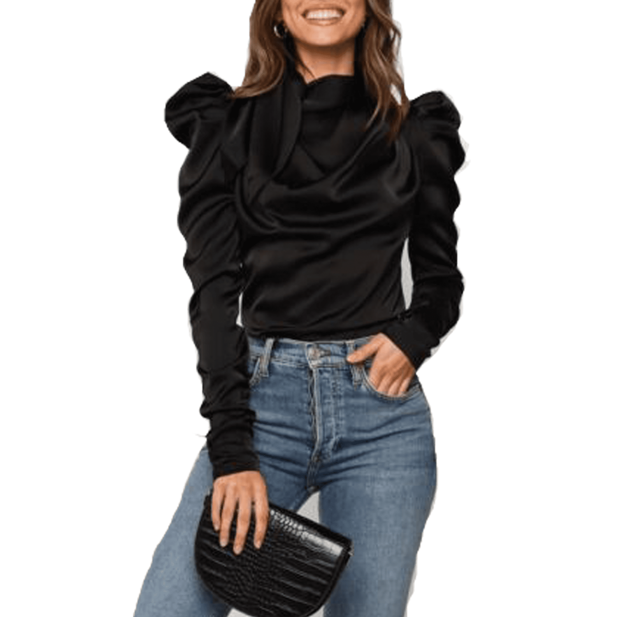 puffed sleeve t shirt