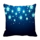 thumbnail image 1 of Funda de Almohada ABPHQTO Estrellas Navideñas Protector de almohada Cama 50x50 cm, 1 of 1
