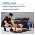 thumbnail image 3 of Around Head Headset, Support Micro Storage Card  Headphone Foldable Black  for Running, 3 of 7