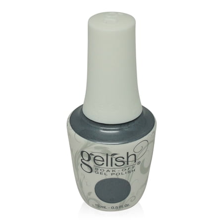Gelish Soak Off Gel Polish Dark Grey Metallic Midnight Caller Gelish Soak Off Gel Polish Dark Grey Metallic Midnight Caller