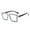 E, variant on RuiJiao Blue Light Blocking Color Block Glasses - Stylish Fluorescent Contrast Eyewear for Reduced Eye Strain and Enhanced Style