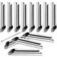 thumbnail image 1 of 12 Pieces Tube Stainless Steel Screw Croissant Mold Butter Roll Mold Non Stick Butter Roll Mold with Cleaning Tube Brush, 1 of 4