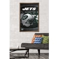 thumbnail image 2 of NFL New York Jets - Helmet 16 Wall Poster, 22.375" x 34" Framed, 2 of 6