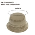 thumbnail image 6 of Dream Lifestyle Baby Hat Solid Color Washable Soft Distressed Washed Denim Sun Fisherman Hat for Outdoor, 6 of 8