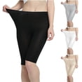 thumbnail image 2 of Qingpeng Womens Cotton Blend Biker Shorts Stretchy High Waisted Slim Fit Yoga Shorts for Layering and Casual Wear, 2 of 4