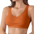 thumbnail image 6 of Sports Bras for Women Sleep Bra Compression Tank Top with Built in Bra Cute Sports Bra Full Coverage Wireless Bra Push up Bras for Women Breathable Back Bra Bralettes for Women with Support, 6 of 9