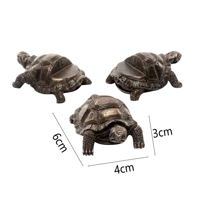 3 uds macetas almohadillas para los pies adornos Mini maceta de resina decoración de piernas (tortuga) Sywqhk Libre de BPA