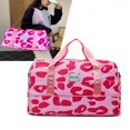 thumbnail image 1 of Lindbes Luxury Color Contrast Weekend Canvas Travel Bag Wet Pocket Shoe Compartment  Large Capacity Hospital Bag Delivery Waterproof Overnight Crossbody Bag  Lightweight Carrying Duffel B, 1 of 1