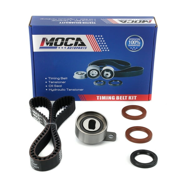 MOCA AUTOPARTS Timing Belt Kit Fit for 1993-1997 Geo Prizm 1.6L & 1993-1997 Toyota Corolla 1.6L