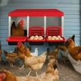 thumbnail image 1 of GloryStar Chicken Nesting Box, 3 Hole Metal Roll Away Nest Box for Chicken Coop, Easy Egg Collection,Hen Roosting Boxes, 1 of 7