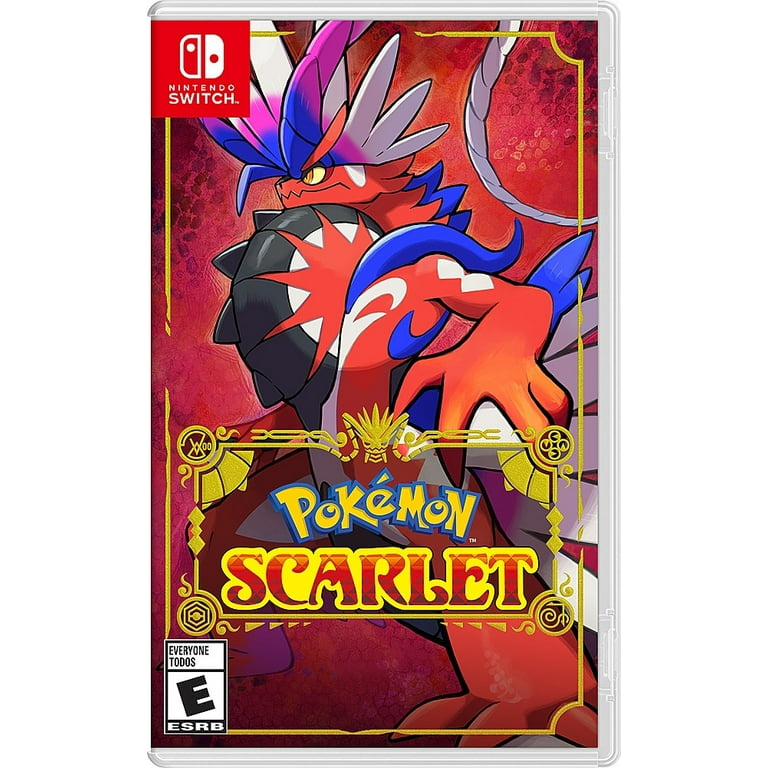 Nintendo Pokémon Scarlet Game for Switch, Switch OLED Model, and