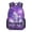 Blue Galaxy, variant on Jeiento 16 Inch Kids School Backpack Lightweight Cosmic Wolves Print Polyester Bookbag with Adjustable Straps Multiple Organizer Pockets for Elementary Boys Girls