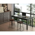 thumbnail image 4 of 62.9 Inch Large Computer Desk, Gaming Computer Desk with A Modern Design, Office Computer Desk at Home, Perfect for Office Work, Gaming, Studying, and Writing, Etc., Black., 4 of 7