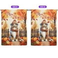 thumbnail image 2 of Happy Thanksgiving Australian Shepherd Give Thanks Fall Beanie Scarf Welcome House Flag 28x40in Double Sided Aussie Dog Lover Gifts Outdoor Decor - 00020, 2 of 5