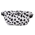 thumbnail image 2 of Bolsa Bolso de pecho con estampado de vaca de felpa para mujer. bandolera de calle informal. paquete de hombro (1) Ehuebsd Nuevos Originales, 2 of 9