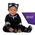 thumbnail image 2 of MARVEL’S BLACK PANTHER INFANT COSTUME - Minky Jumpsuit with Printed Design, Booties and Mask Cap, 2 of 3