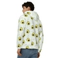 thumbnail image 4 of Kdxio Avocado of a Hear Print Men Hoodies Casual Hoodies for Men with Zip Pockets Full Zip Long Sleeve Sweatshirt Sports Hooded Jacket-XX-Large, 4 of 5